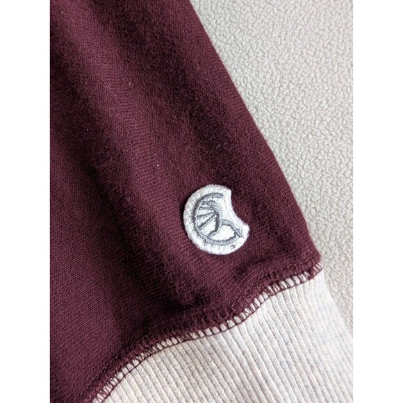 Todd Snyder Champion Men Sweatshirt Medium Burgundy Gray Hoodie Bobcat Pullover - Picture 4 of 8